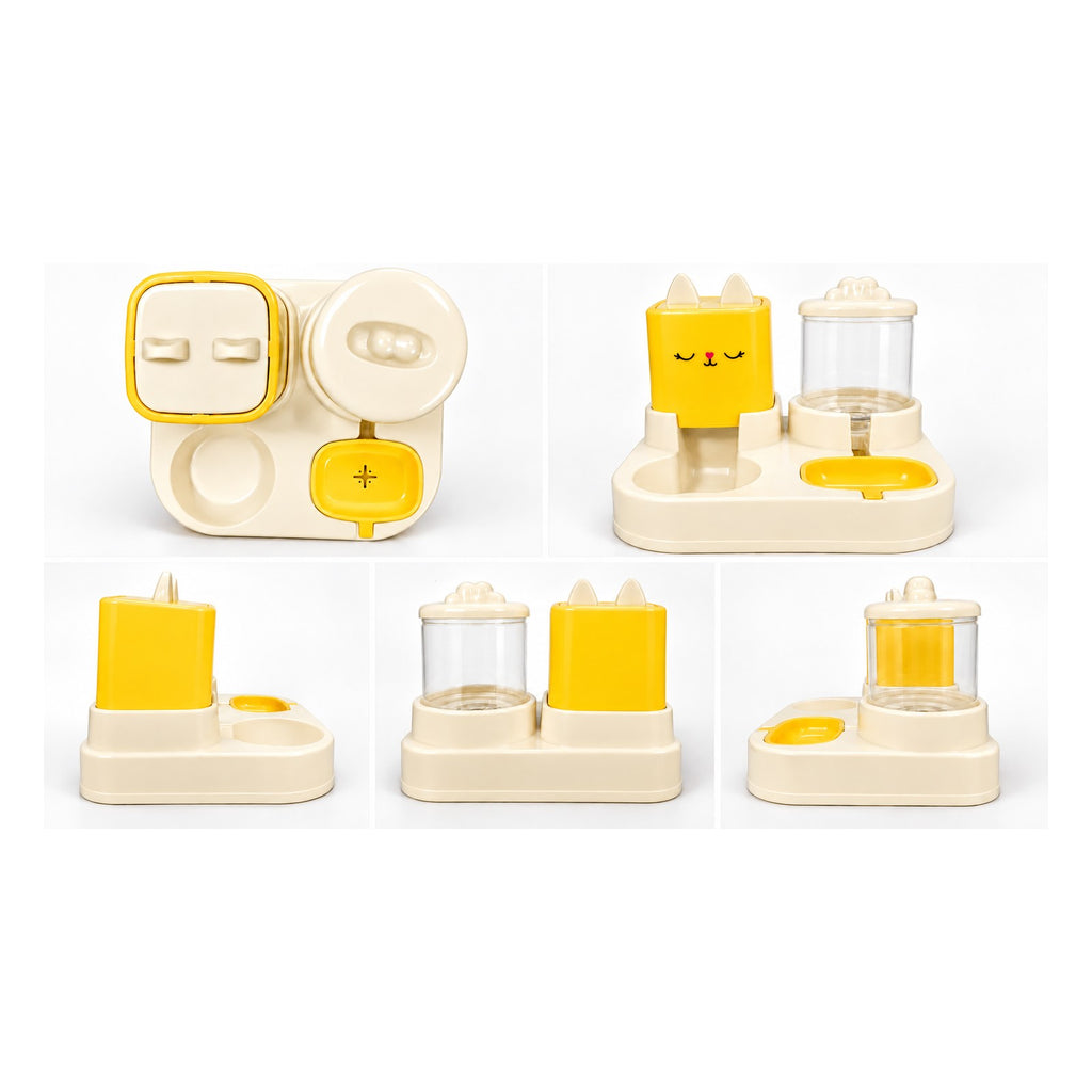 MealMate 2-in-1 Pet Feeder & Water Dispenser